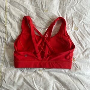 lululemon athletica High Impact Strappy Red Sports Bra